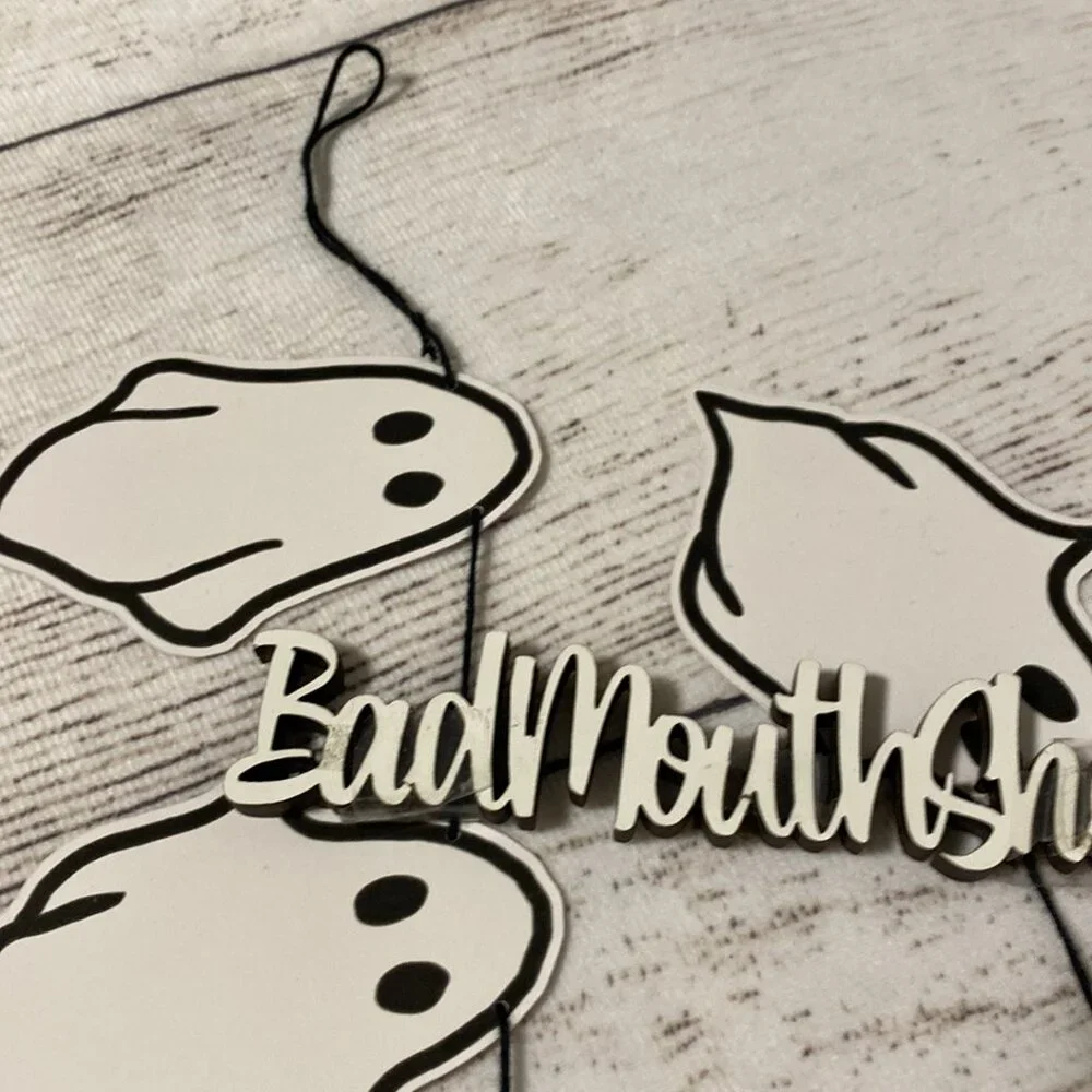 *The Dark Times Halloween Ghost Baby Boo Bunting made from Recycled Card